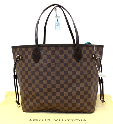 louis vuitton neonoe damier ebene|louis vuitton neverfull tote.